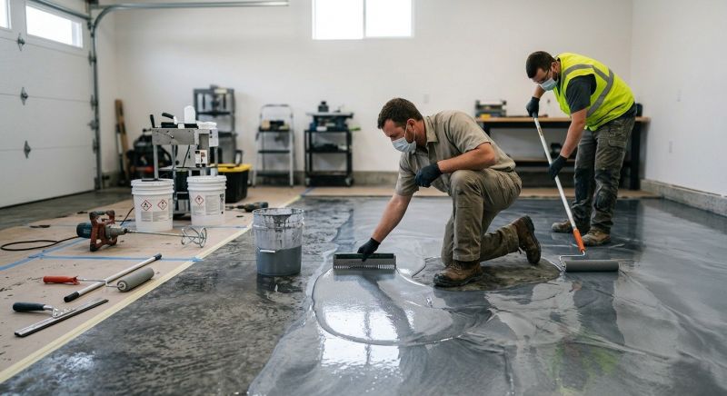 Basement Floor Epoxy Service in Frederick, MD
