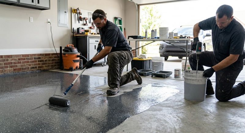 Basement Floor Epoxy Service in Frederick, MD