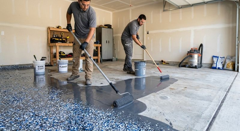 Residential Floor Coating in Frederick, MD